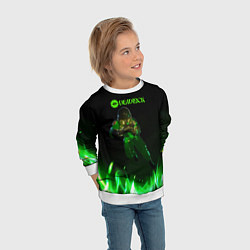 Свитшот детский Viscous Deadlock, цвет: 3D-белый — фото 2