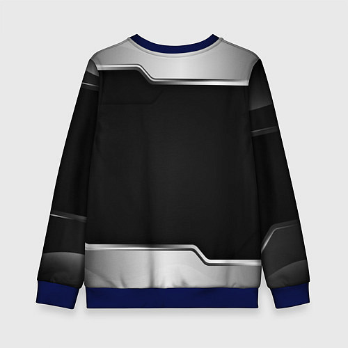 Детский свитшот BMW авто текстура / 3D-Синий – фото 2