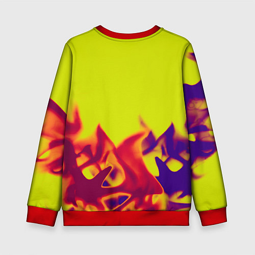 Детский свитшот Starfield fire steel / 3D-Красный – фото 2