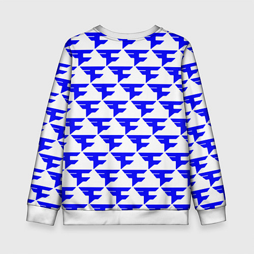 Детский свитшот Faze clan team / 3D-Белый – фото 2