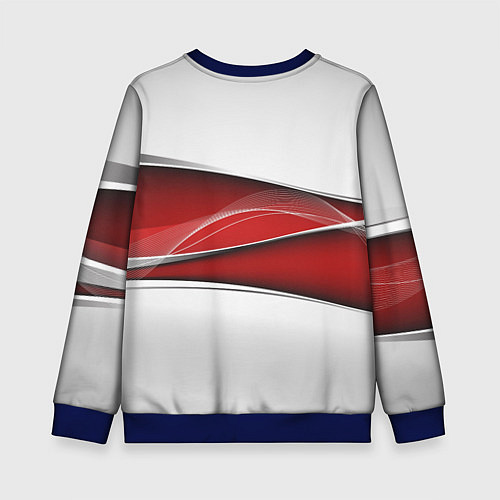 Детский свитшот Mercedes benz авто / 3D-Синий – фото 2