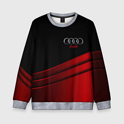Свитшот детский AUDI carbon metal, цвет: 3D-меланж