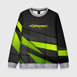Детский свитшот Cyberpunk 2077 stripes line