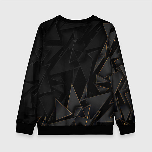 Детский свитшот BMW golden poly / 3D-Черный – фото 2