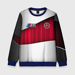 Свитшот детский Mercedes amg, цвет: 3D-синий