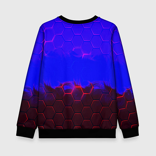 Детский свитшот Dota 2 броня текстура / 3D-Черный – фото 2