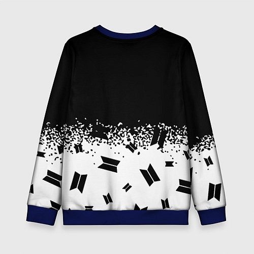 Детский свитшот Marshmello dj pattern краски / 3D-Синий – фото 2