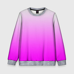 Детский свитшот Gradient color pink