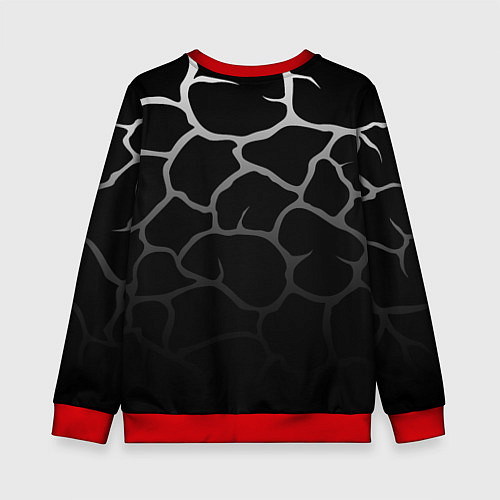 Детский свитшот DOTA2 земля / 3D-Красный – фото 2
