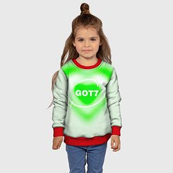 Свитшот детский Got7 сердце, цвет: 3D-красный — фото 2