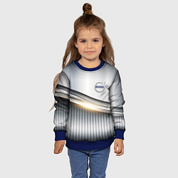 Свитшот детский Volvo metalic car, цвет: 3D-синий — фото 2