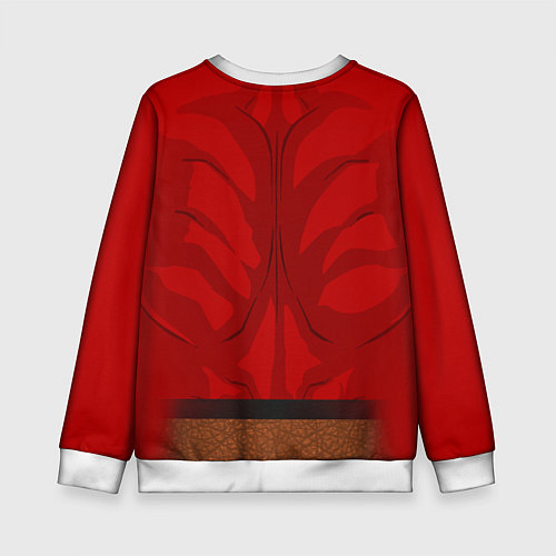 Детский свитшот Хеллбой верх / 3D-Белый – фото 2