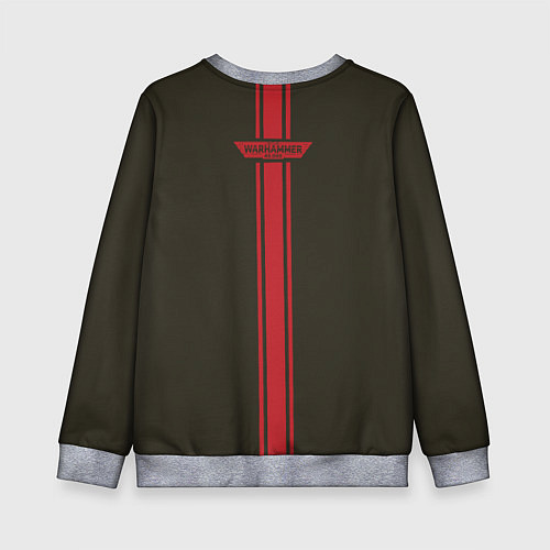 Детский свитшот Орк воин Warhammer / 3D-Меланж – фото 2