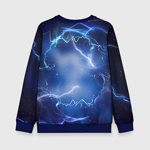 Детский свитшот Supercharged - The offspring / 3D-Синий – фото 2