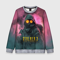 Свитшот детский Stalker 2 радиоактивный дым, цвет: 3D-меланж