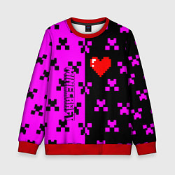 Детский свитшот Minecraft love game