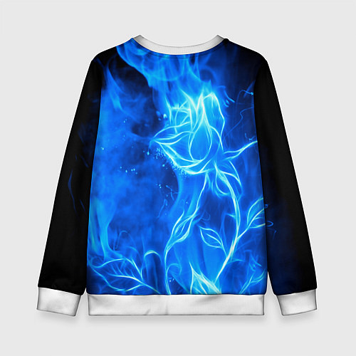 Детский свитшот Horizon zero dawn flower / 3D-Белый – фото 2