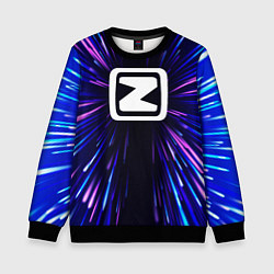Свитшот детский Zotye neon energy, цвет: 3D-черный