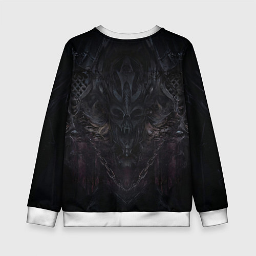 Детский свитшот Hatebreed hardcore / 3D-Белый – фото 2