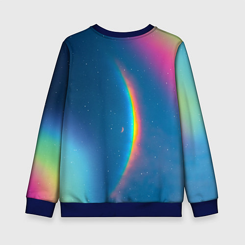 Детский свитшот Moon music Coldplay / 3D-Синий – фото 2