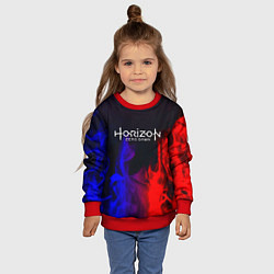 Свитшот детский Horizon: Zero Dawn flame steel, цвет: 3D-красный — фото 2