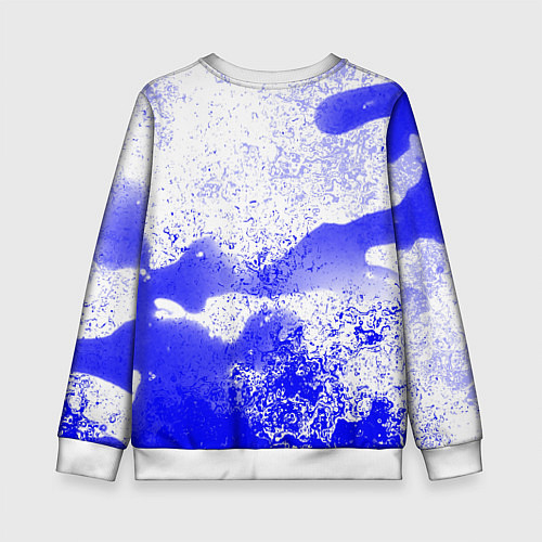 Детский свитшот Child of Light брызги красок / 3D-Белый – фото 2