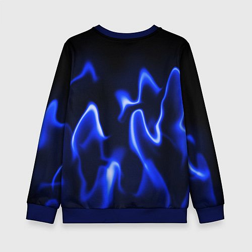 Детский свитшот Silenthill тень призрака / 3D-Синий – фото 2