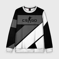 Свитшот детский Counter strike geometry steel, цвет: 3D-белый