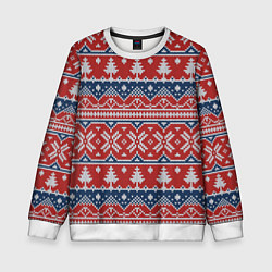 Детский свитшот New year pattern