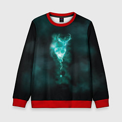 Свитшот детский  Patronus deer, цвет: 3D-красный