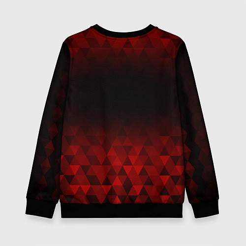Детский свитшот Enhypen red poly / 3D-Черный – фото 2