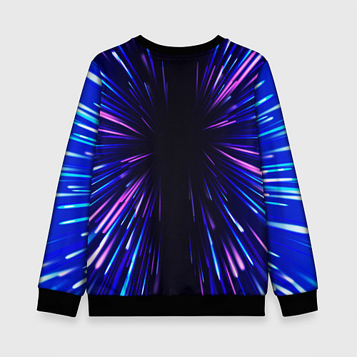 Детский свитшот Great Wall neon energy / 3D-Черный – фото 2