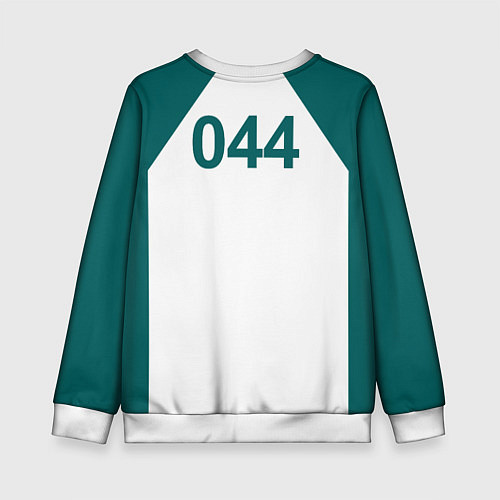 Детский свитшот Игра в кальмара 044 / 3D-Белый – фото 2