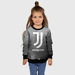 Свитшот детский Juventus - grey gradient, цвет: 3D-черный — фото 2