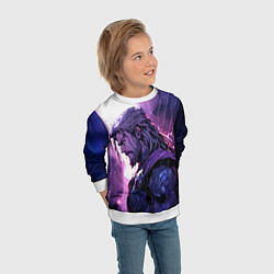 Свитшот детский Thor - Neon rain, цвет: 3D-белый — фото 2