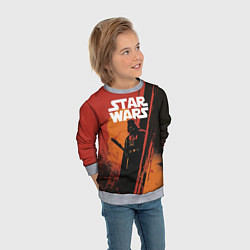 Свитшот детский Darth Vader - Star Wars, цвет: 3D-меланж — фото 2