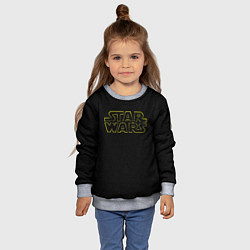 Свитшот детский Logo - Star Wars, цвет: 3D-меланж — фото 2