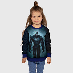 Свитшот детский Venom in fog, цвет: 3D-синий — фото 2