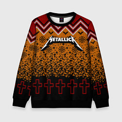 Детский свитшот Metallica christmas ugly sweater