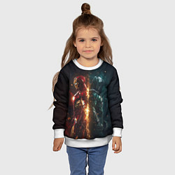 Свитшот детский Железный Человек - Доктор Дум, цвет: 3D-белый — фото 2