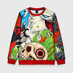 Детский свитшот Японские ужастики