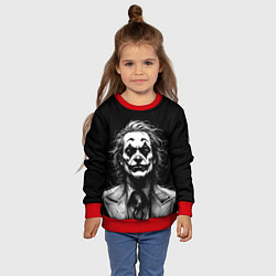 Свитшот детский Joker - clown, цвет: 3D-красный — фото 2