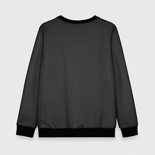 Детский свитшот Поплакал но всё сделал / 3D-Черный – фото 2