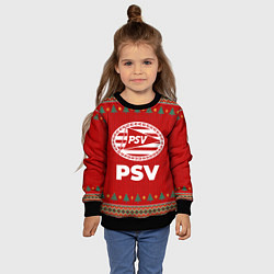 Свитшот детский PSV new year, цвет: 3D-черный — фото 2