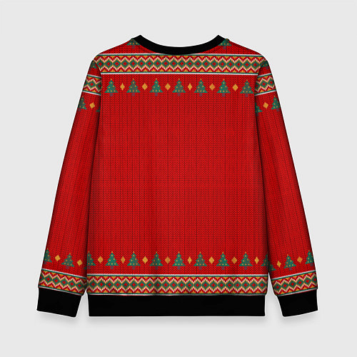 Детский свитшот Это год успешного гитариста / 3D-Черный – фото 2