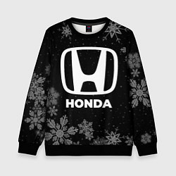 Свитшот детский Снежный Honda, цвет: 3D-черный