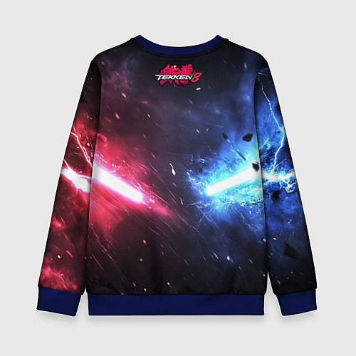 Детский свитшот Сопротивление в Tekken 8 / 3D-Синий – фото 2
