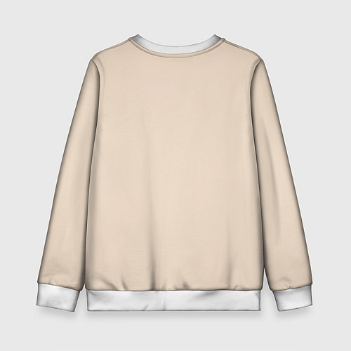 Детский свитшот Психолог кот / 3D-Белый – фото 2