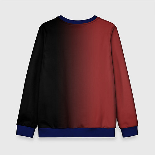 Детский свитшот Toyota и череп / 3D-Синий – фото 2