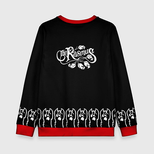 Детский свитшот The Rasmus: cat rock / 3D-Красный – фото 2